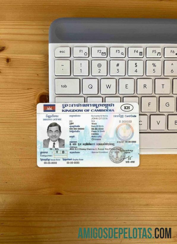 Camboja DL fotovisual frontal amostra